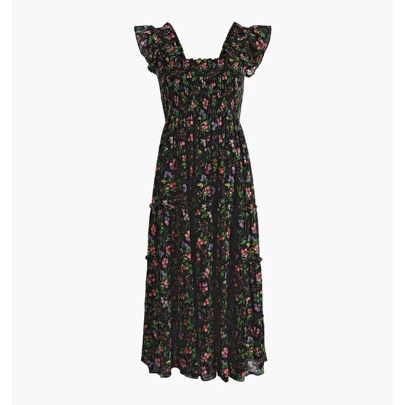 💕HILL HOUSE HOME💕 The Ellie Nap Dress ~ Berry Floral Print Small - Picture 10 of 16